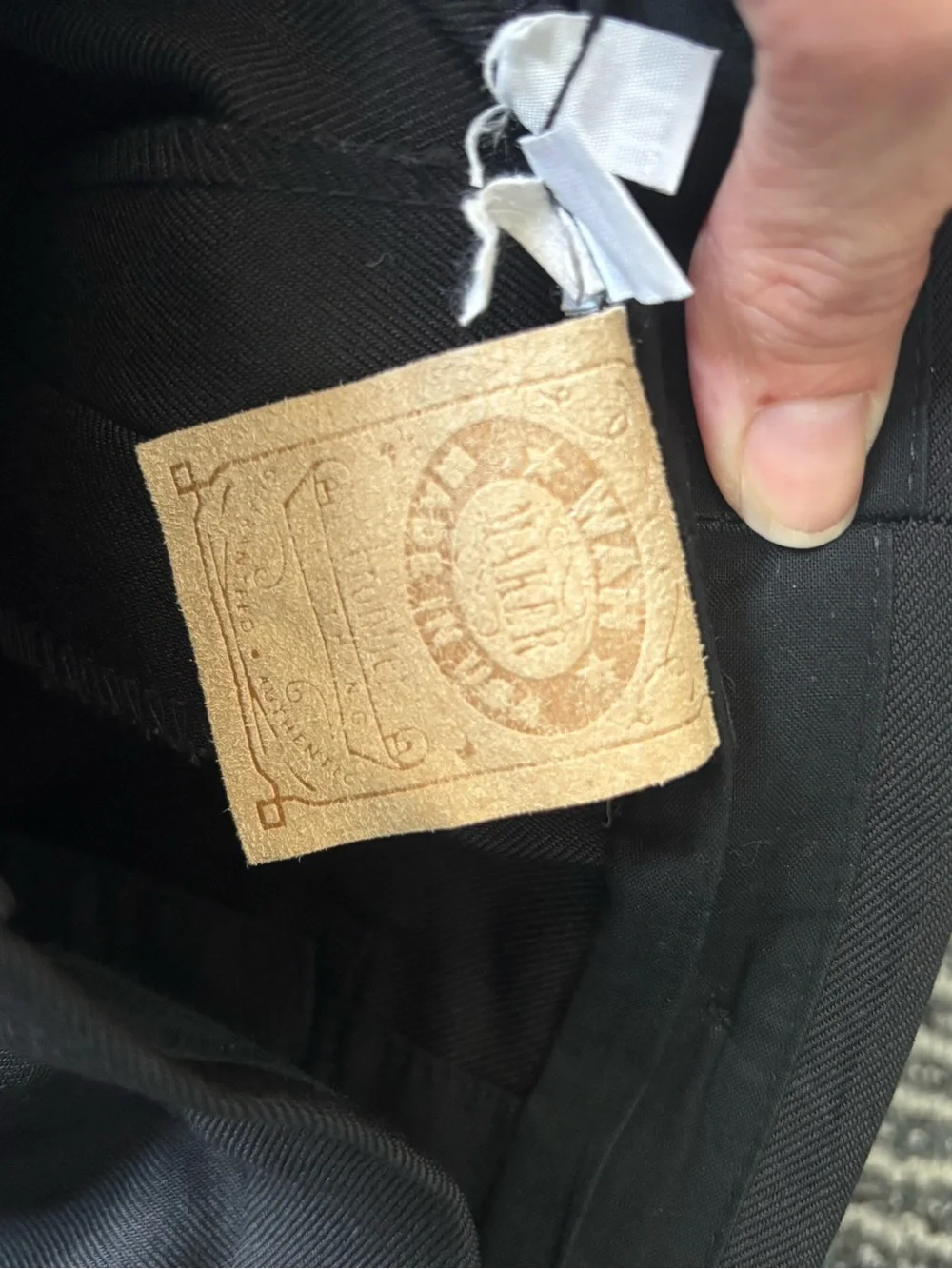 Wahmaker Frontier Vintage Trousers Pants Buckle Back Men’s 44x28 Black‎